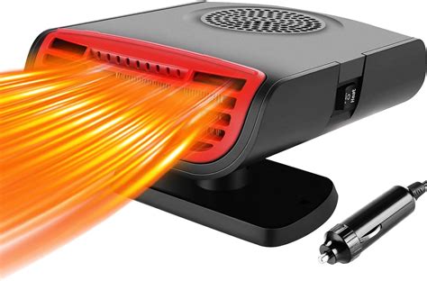 auto heater plugs into cigarette lighter|portable heater uses cigarette lighter.